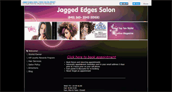 Desktop Screenshot of jaggededgessalon.com